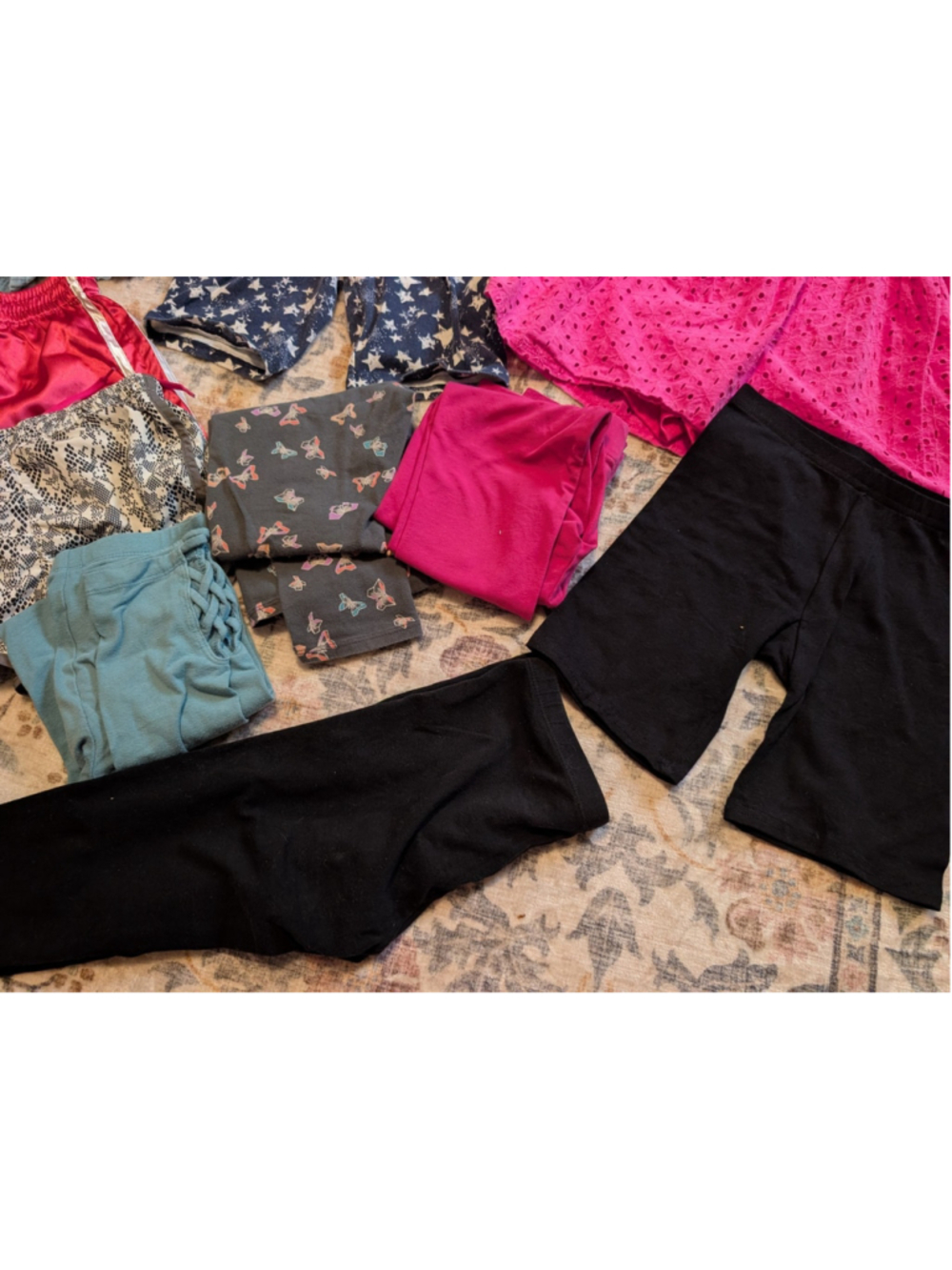 Girls Clothes Bundle Lot Size 7 Back To School shorts skirt leggings 13 Pc - Picture 4 of 5